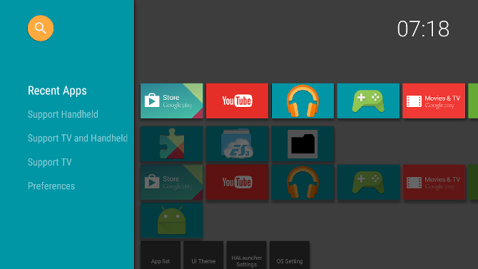 Les 7 meilleures applications Android TV Launcher 8 halauncher