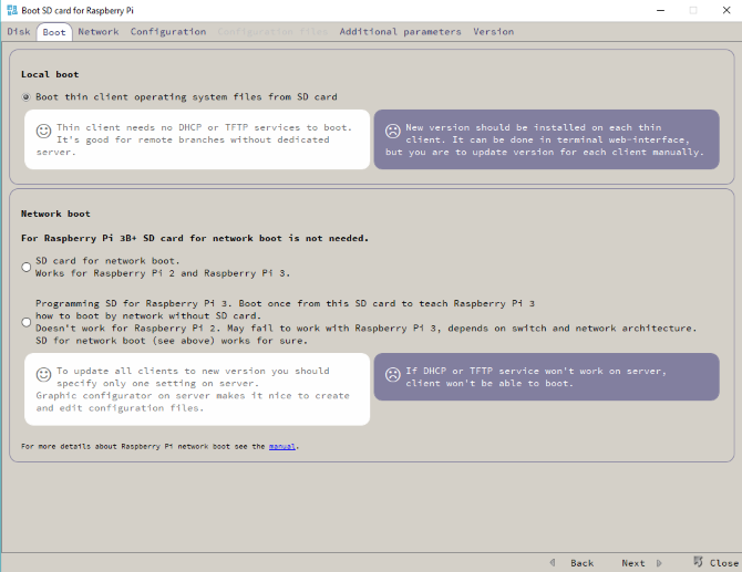 Comment configurer Raspberry Pi en tant que client léger Windows 8 Sélectionnez votre connexion réseau dans WTWare