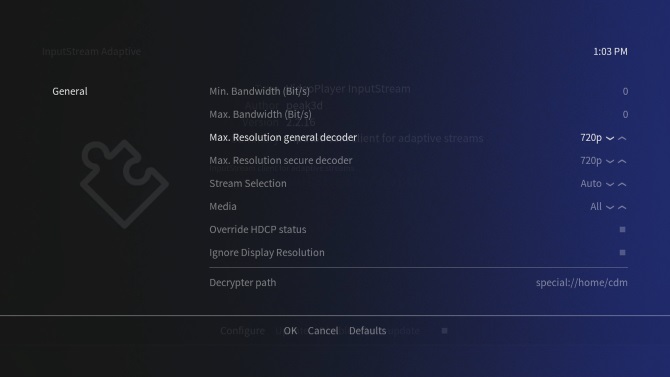 Comment regarder Netflix, Amazon Video et Plex avec Raspberry Pi 15 Configurer la résolution sur le module complémentaire Netflix