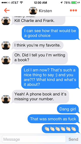 Les 10 meilleures lignes de ramassage Tinder qui fonctionnent réellement 9 Rédaction d'un livre (téléphonique) de ramassage Tinder