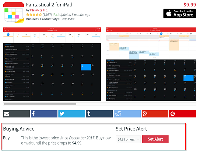 6 façons de trouver des réductions sur l'App Store Mac et iPhone 12 Page produit des applications dans AppSliced