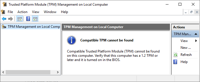 Comment chiffrer votre lecteur avec BitLocker dans Windows 10 6 tpm compatible bitlocker introuvable