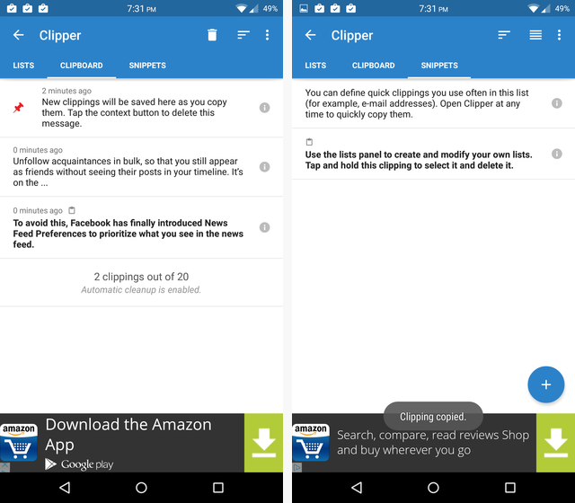Comment gérer le presse-papiers sur Android 11 copier et coller sur Android - Clipper Android Clipboard App