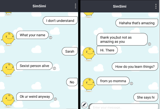 5 chatbots Android uniques qui vous divertiront 9 simsimi-chatbot-conversation