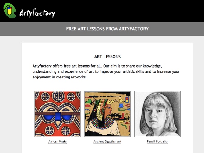 10 sites qui vous apprendront à bien dessiner 8 Cours de dessin en ligne - ArtyFactory