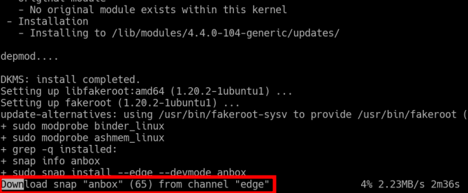 3 façons d'émuler des applications Android sur Linux 6 émuler linux anbox installer snap6