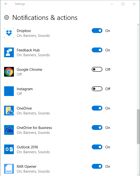 Comment désactiver sélectivement les notifications d'applications dans Windows 10 6 Comment désactiver sélectivement les notifications d'application dans Windows 10 Notifications d'application Windows10