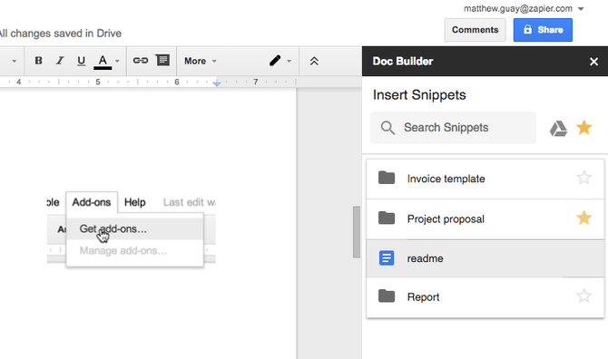 Les 10 meilleurs modules complémentaires Google Docs pour des documents plus professionnels 6 constructeur de doc