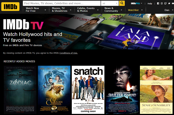 Qu'est-ce que la télévision IMDb et comment puis-je la regarder? 6 écran d'accueil imdb tv
