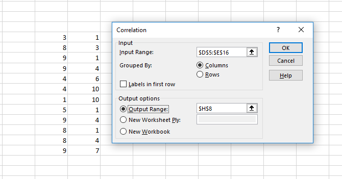 Comment trouver le coefficient de corrélation avec Excel 13 comment trouver le coefficient de corrélation dans Excel