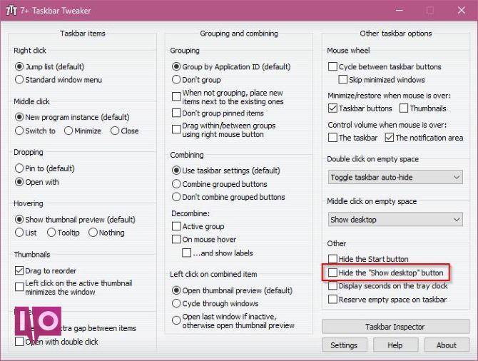 Comment supprimer le bouton «Afficher le bureau» sur Windows 10 6 Comment supprimer le