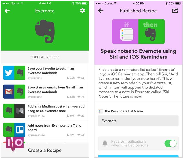 4 conseils pour tirer le meilleur parti d'Evernote 8 EvernoteIFAppConnect