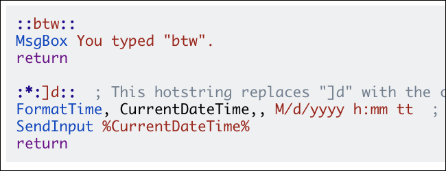Comment écrire un script AutoHotkey 10 hotstrings autohotkey