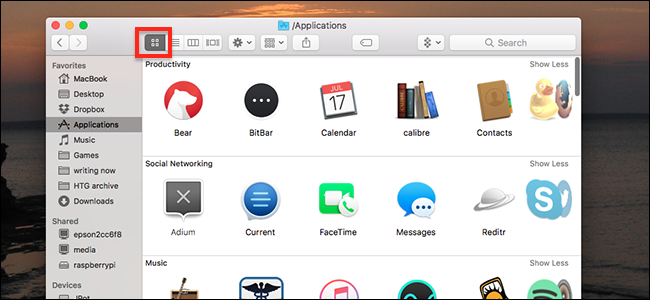 Comment trier les applications macOS par catégorie dans le Finder 10 Comment trier les applications macOS par catégorie dans le Finder 6