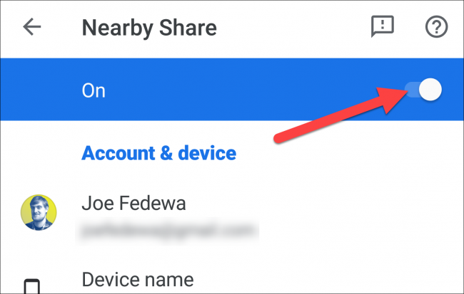AirDrop pour Android: Comment utiliser le partage à proximité d'Android 13 activer le partage à proximité