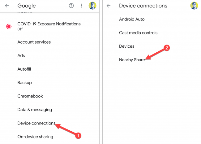 AirDrop pour Android: Comment utiliser le partage à proximité d'Android 12 connexions d'appareils à proximité partager