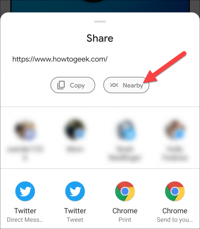 AirDrop pour Android: Comment utiliser le partage à proximité d'Android 22 raccourci de partage à proximité