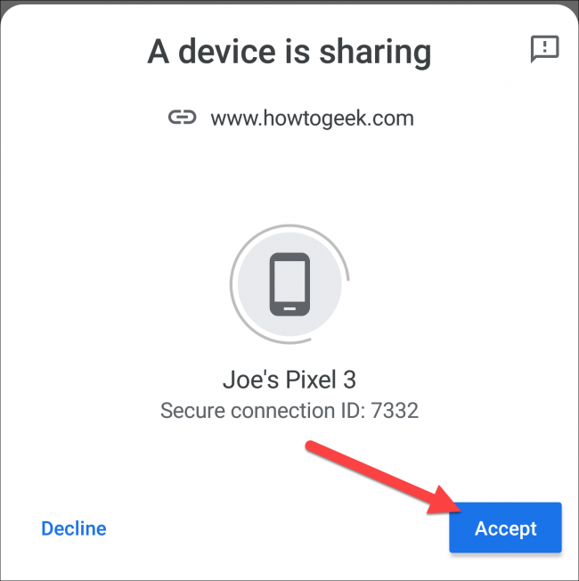 AirDrop pour Android: Comment utiliser le partage à proximité d'Android 26 partage à proximité accepter le partage