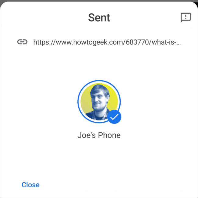 AirDrop pour Android: Comment utiliser le partage à proximité d'Android 27 partage à proximité terminé