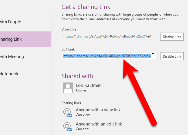 Comment partager des blocs-notes dans Microsoft OneNote 2016 22 Comment partager des blocs-notes dans Microsoft OneNote 2016 15