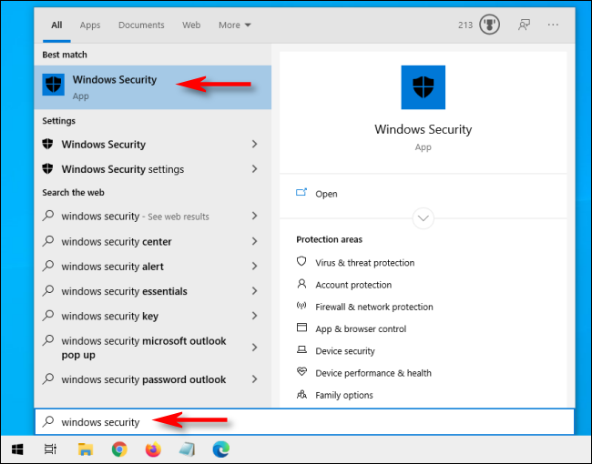 Comment numériser avec Microsoft Defender Antivirus sur Windows 10 6 Ouvrez Démarrer et tapez Sécurité Windows sur Windows 10