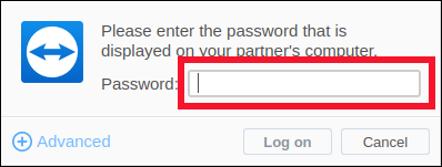 Comment installer et utiliser TeamViewer sous Linux 18 Tapez le mot de passe de la personne que vous assistez.