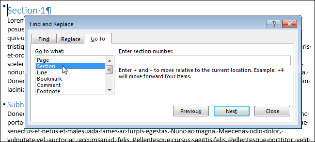 Comment sélectionner une section entière dans Word 6 Comment sélectionner une section entière dans Word 2