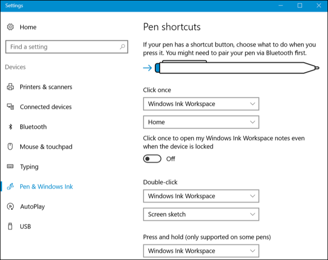 Comment utiliser (ou désactiver) l'espace de travail Windows Ink sur Windows 10 12 Comment utiliser (ou désactiver) l'espace de travail Windows Ink sur Windows 10 8