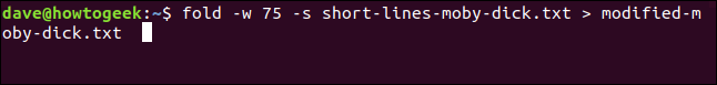 Comment utiliser la commande fold sous Linux 18 Comment utiliser la commande fold sous Linux 2