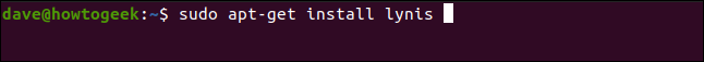 Comment auditer la sécurité de votre système Linux avec Lynis 6 sudo apt-get install lynis dans une fenêtre de terminal.