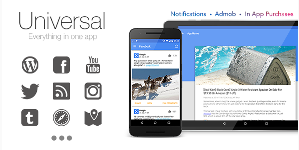 Premiers pas avec RecyclerView et CardView sur Android 6 Modèle d'application Android universelle