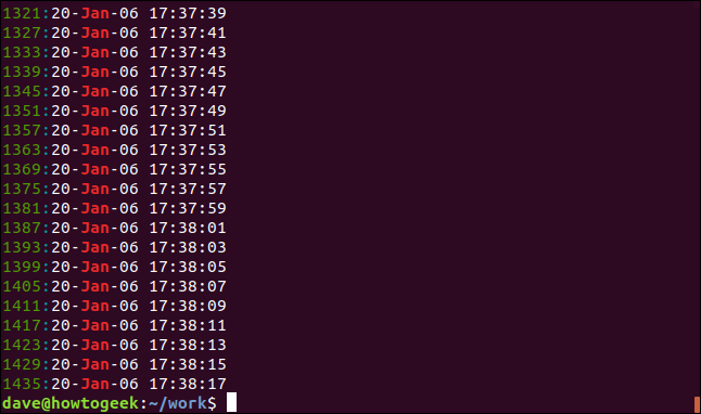 Comment utiliser la commande grep sous Linux 31 Sortie de grep -n jan geek-1.log dans une fenêtre de terminal