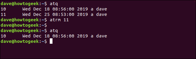 Comment utiliser at et batch sur Linux pour planifier des commandes 25 Comment utiliser at et batch sur Linux pour planifier des commandes 21