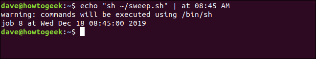 Comment utiliser at et batch sur Linux pour planifier des commandes 22 Comment utiliser at et batch sur Linux pour planifier des commandes 18