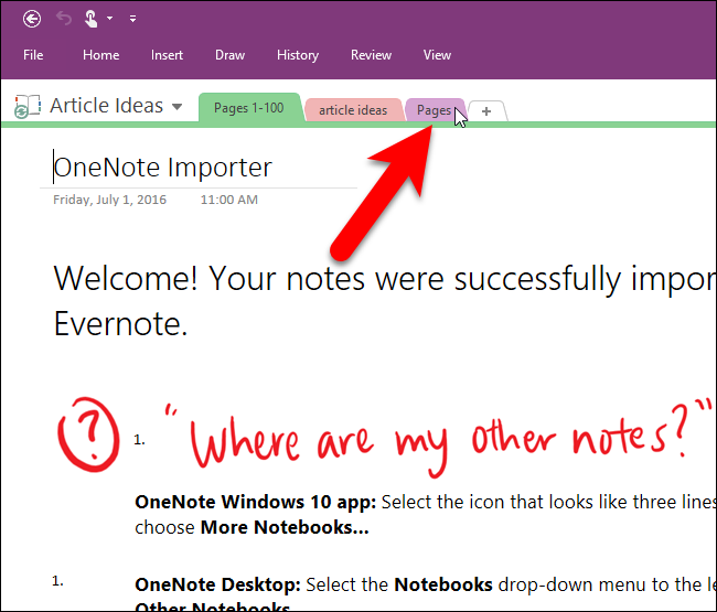 Comment migrer d'Evernote vers OneNote 18 Comment migrer d'Evernote vers OneNote 14