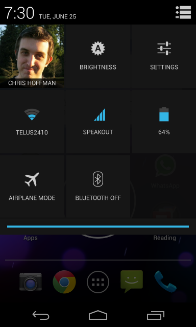 Comment utiliser les bascules rapides sur votre téléphone Android 6 Comment utiliser les bascules rapides sur votre téléphone Android 2