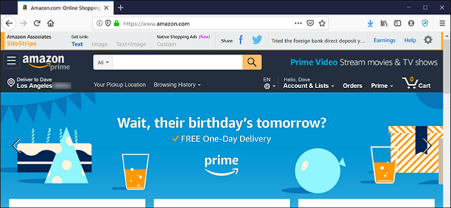 Comment protéger votre identité en ligne 6 La page d'accueil personnalisée d'Amazon.