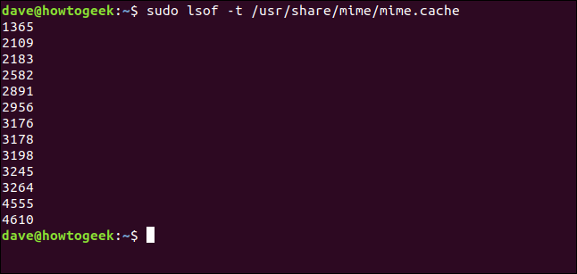 Comment utiliser la commande Linux lsof 24 Comment utiliser la commande Linux lsof 20