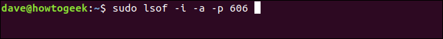 Comment utiliser la commande Linux lsof 33 Comment utiliser la commande Linux lsof 29