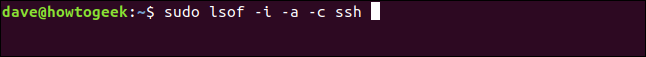 Comment utiliser la commande Linux lsof 35 Comment utiliser la commande Linux lsof 31