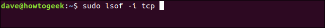 Comment utiliser la commande Linux lsof 39 Comment utiliser la commande Linux lsof 35
