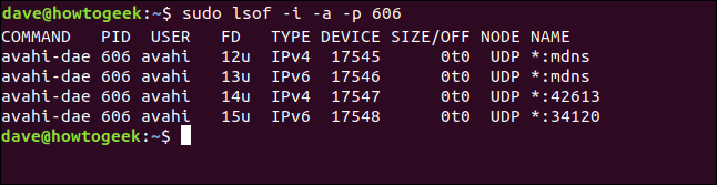 Comment utiliser la commande Linux lsof 34 Comment utiliser la commande Linux lsof 30