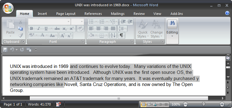 Marquer votre document comme final dans Word 2007 6 Marquer votre document comme final dans Word 2007 2