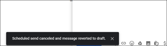 Comment planifier l'envoi d'un e-mail dans Gmail 13 Message annulé par e-mail programmé dans Gmail sur le Web