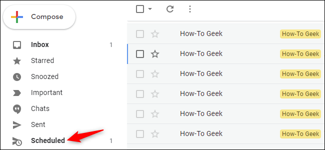Comment planifier l'envoi d'un e-mail dans Gmail 10 Possibilité d'afficher les e-mails programmés dans Gmail pour le Web