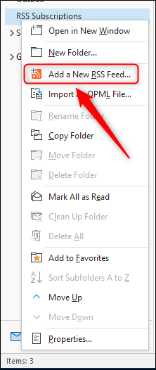 Comment utiliser Microsoft Outlook comme lecteur de flux RSS 7 L