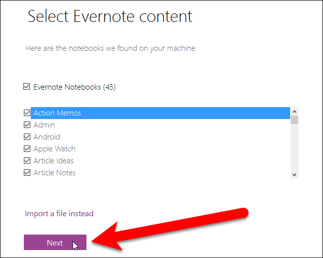 Comment migrer d'Evernote vers OneNote 11 Comment migrer d'Evernote vers OneNote 7