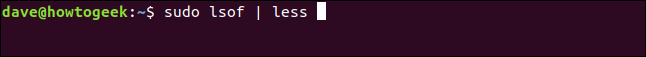 Comment utiliser la commande Linux lsof 6 Comment utiliser la commande Linux lsof 2