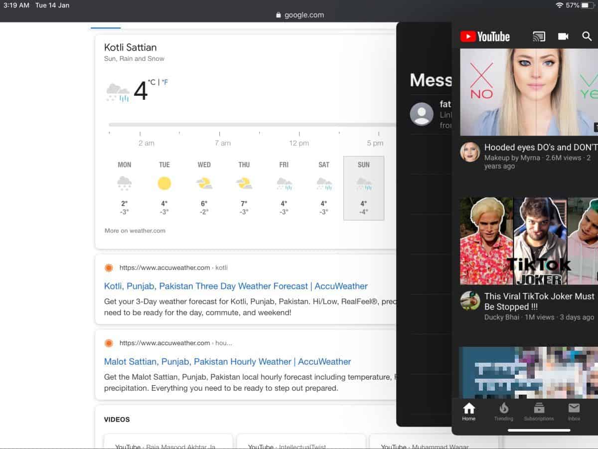 Comment utiliser Slide Over sur l'iPad 7 Comment utiliser Slide Over sur l'iPad 3