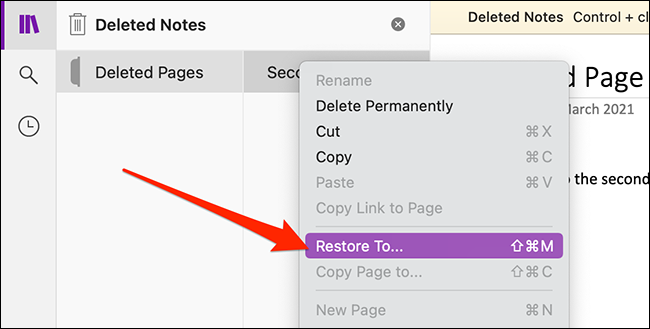 Comment récupérer des notes supprimées dans OneNote 20 Récupérer des notes dans OneNote pour Mac